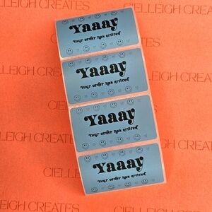 Yaay Your Order Has Arrived Packaging Labels Stickers
